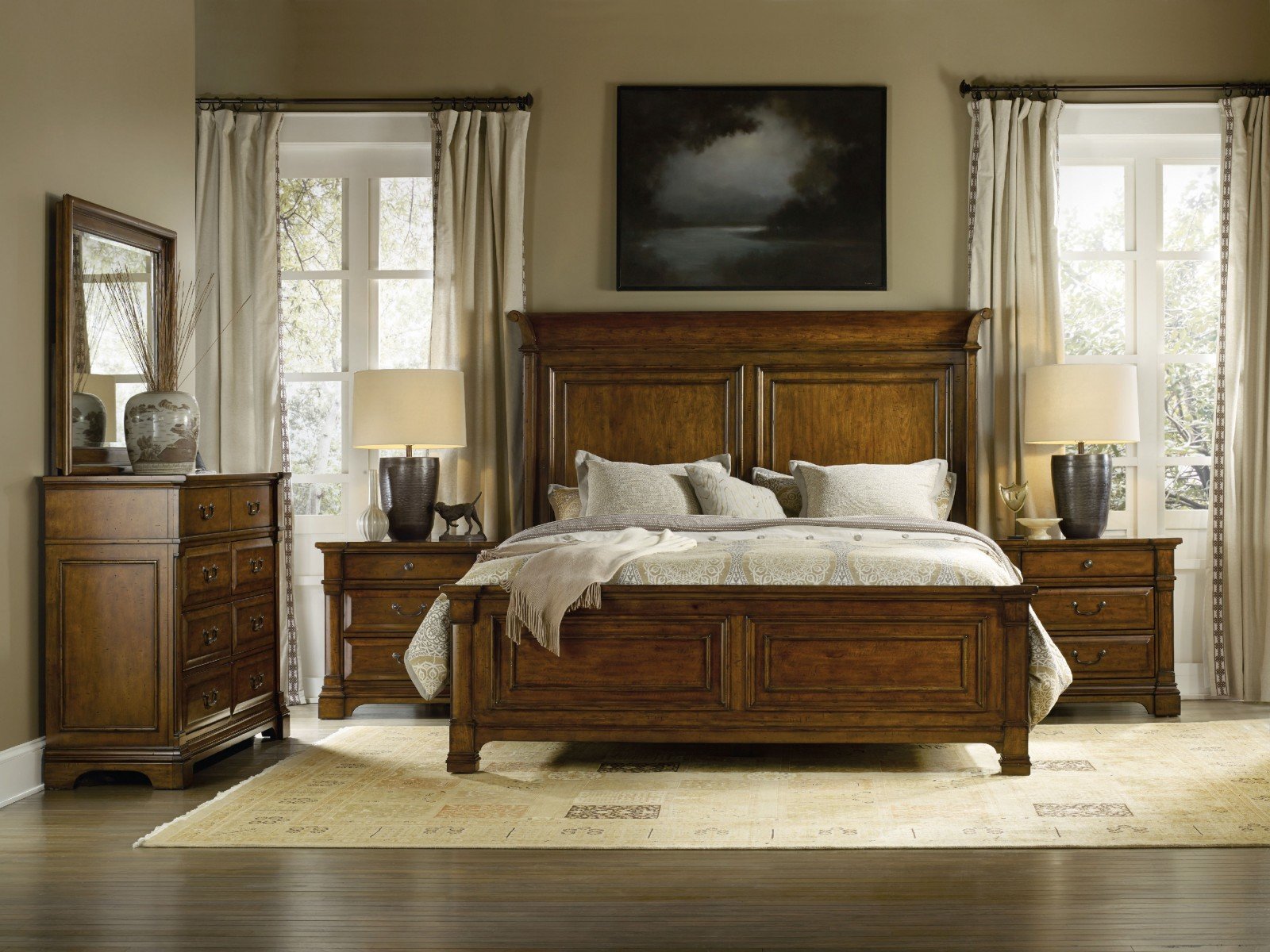 Кровать hooker Furniture 1600-90266-DKW